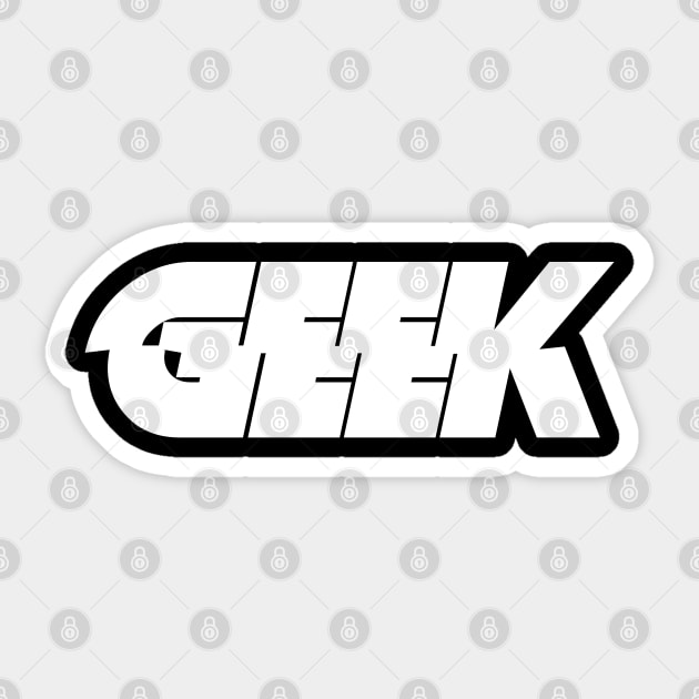 Geek Sticker by DeraTobi